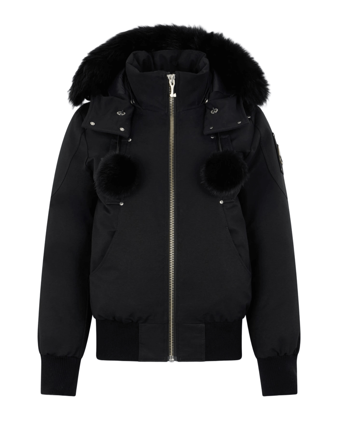 BOMBER BLACK FUR WOMEN